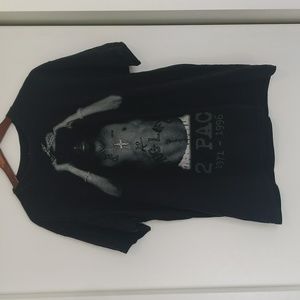 Black Double Sided Tupac T Shirt